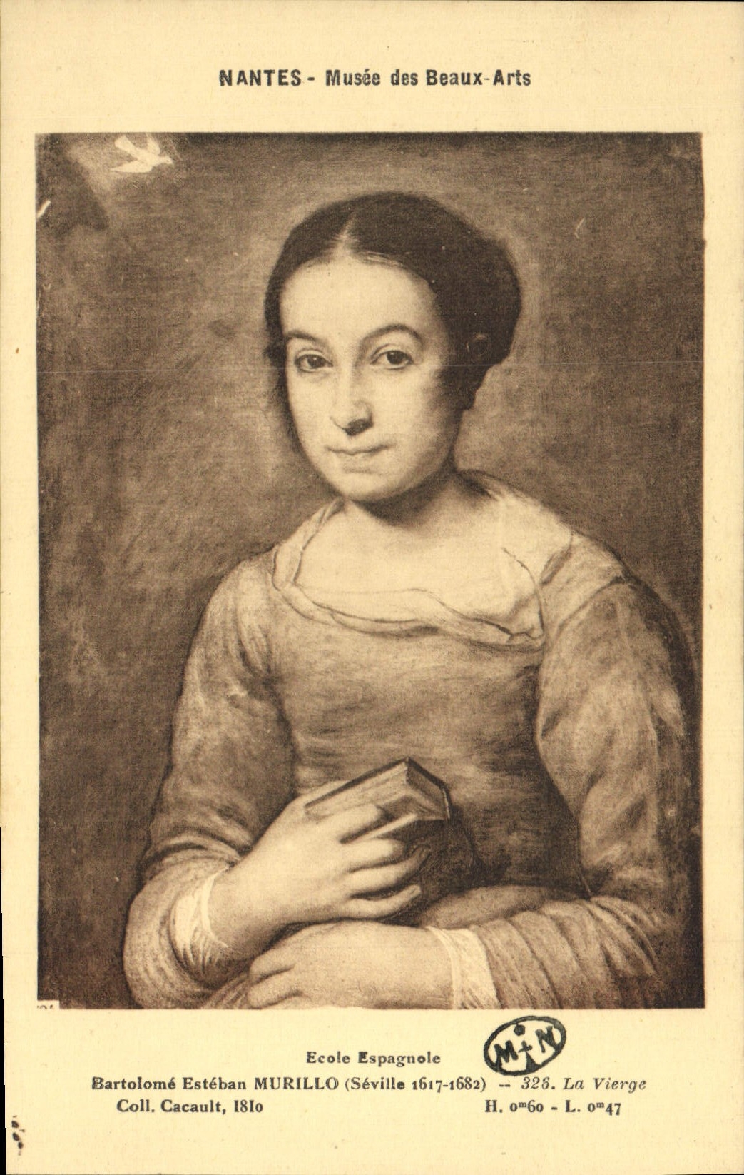 CPA Nantes Musee Des Beaux Arts Bartolome Esteban La vierge 