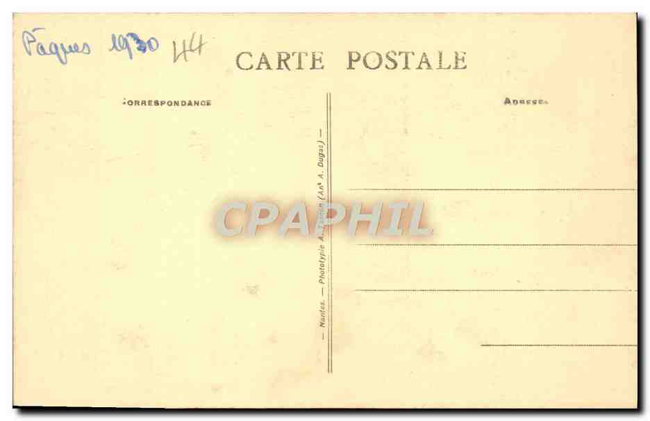 CPA Nantes Musee Des Beaux Arts Bartolome Esteban La vierge  — Verso