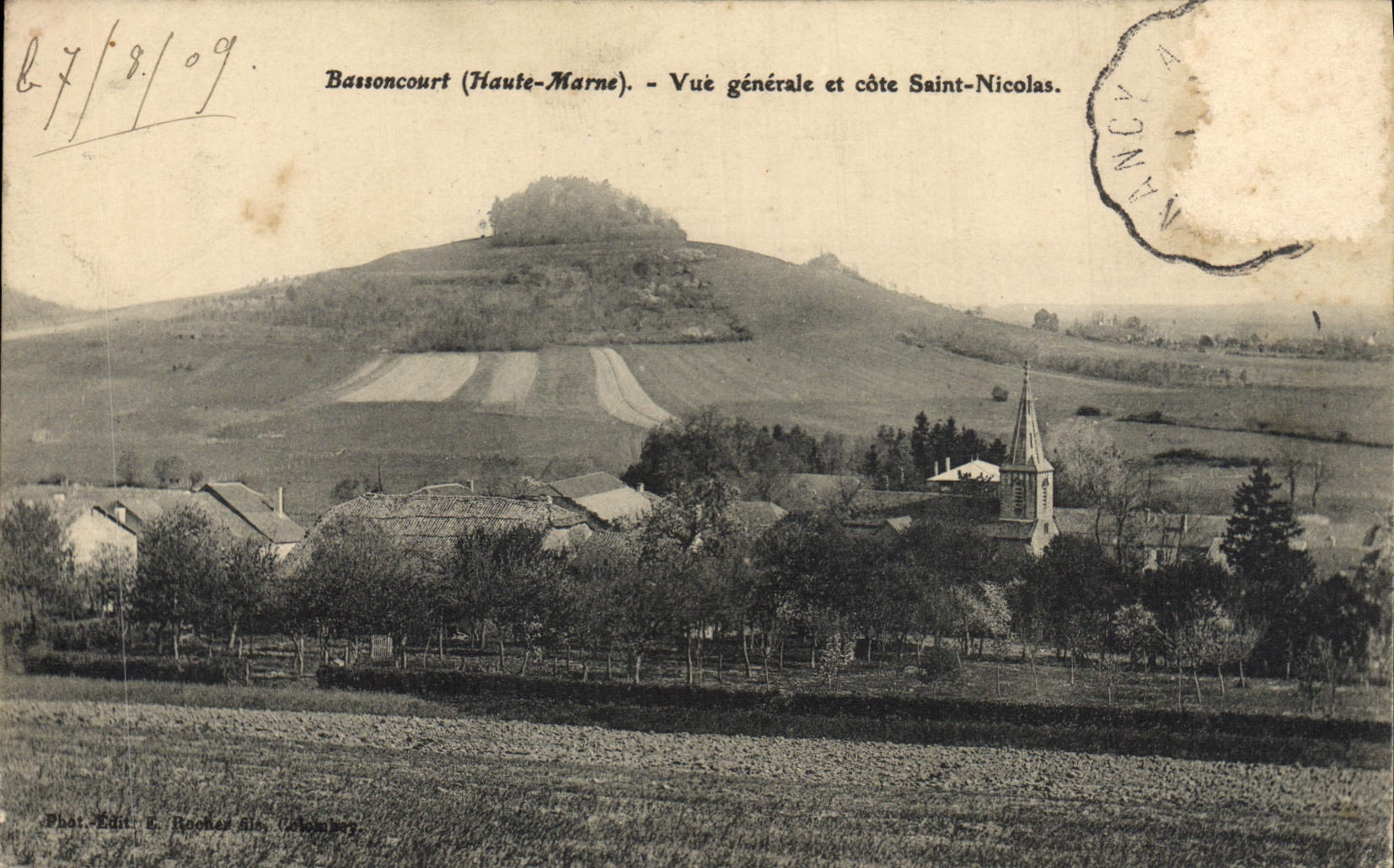 CPA Bassoncourt Vue Generale et Cote Saint Nicolas