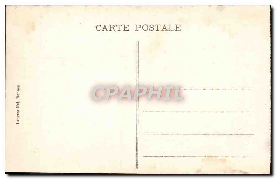 CPA Le Mont St Michel La Chapelle Saint Aubert — Verso