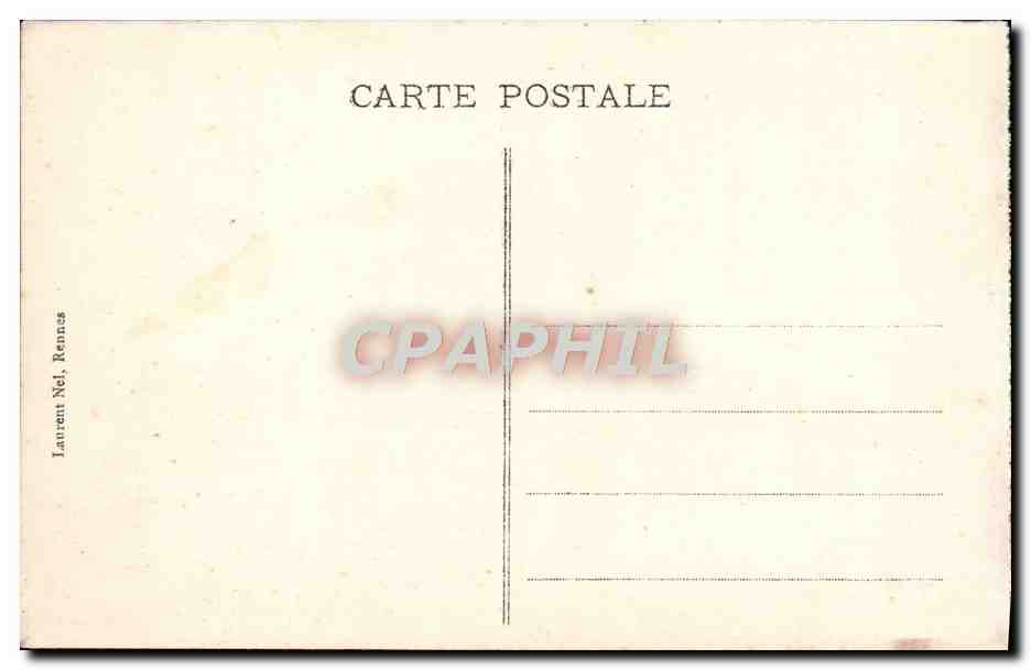 Mont Saint-Michel - Südwestseite — Serie 1272, Verlag Laurent Nel, Rennes — Rückseite