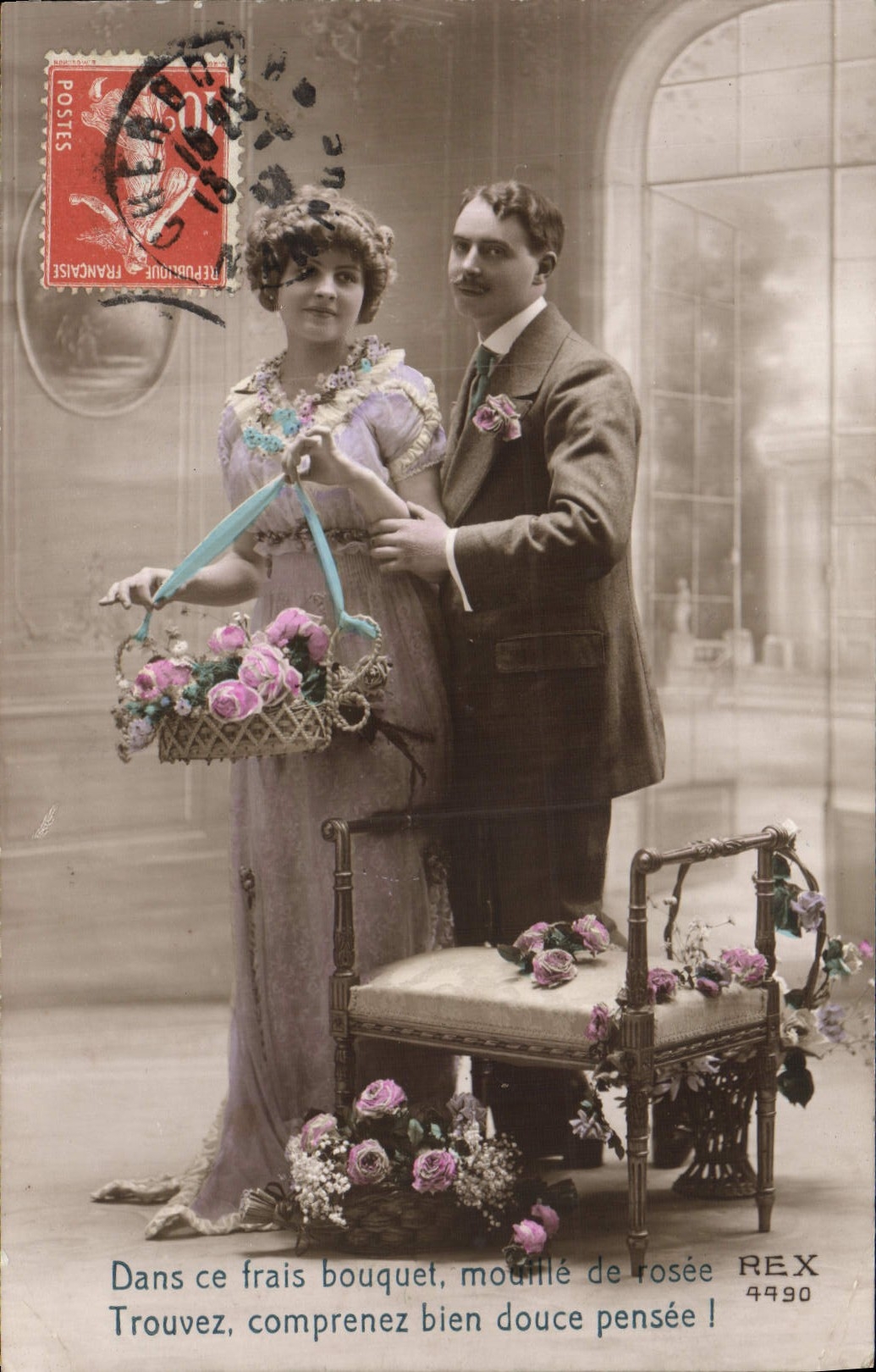 CPA Fantaisie Femme