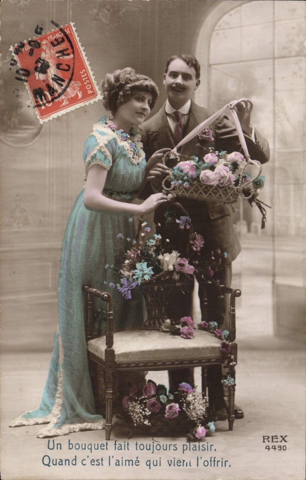 CPA Fantaisie Femme