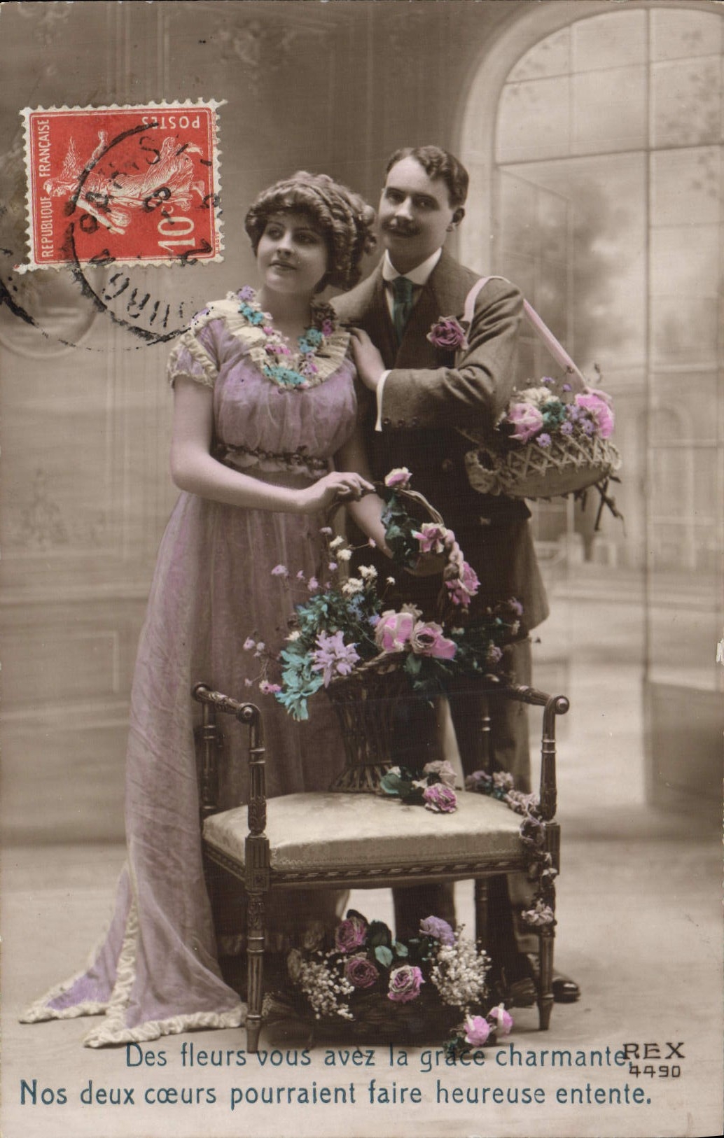 CPA Fantaisie Femme