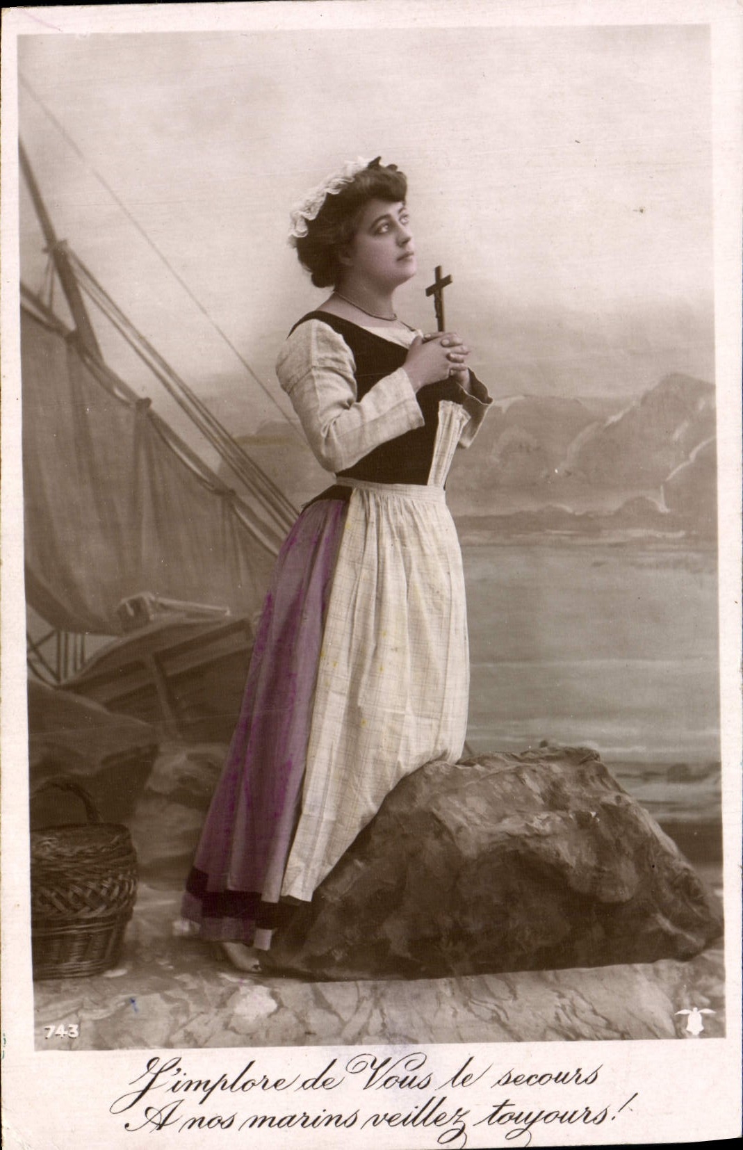 CPA Fantaisie Femme