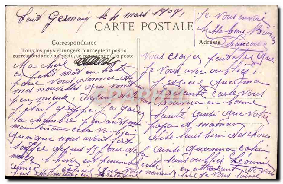 CPA Fantaisie Femmes Recevez mon Souvenir — Rückseite