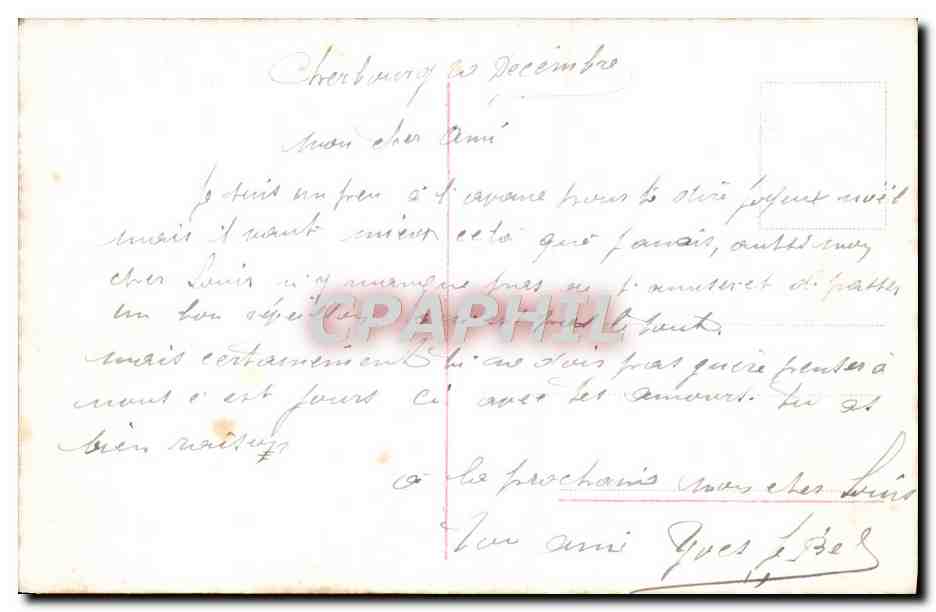 CPA Fantaisie Femme Joyeux Noel — Back