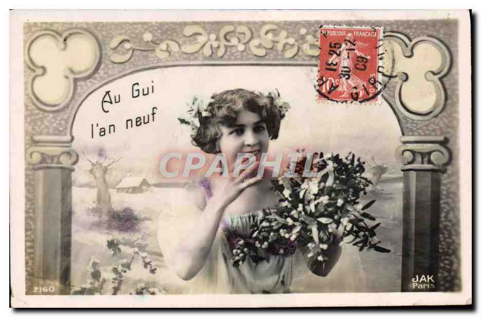 CPA Fantaisie Femme