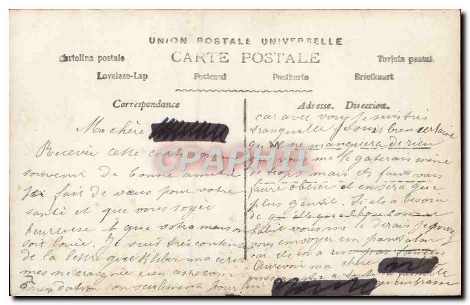 Giovane donna con cesto di fiori — Sainte Marthe — editore non identificato, n° 861 — Verso