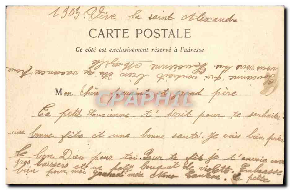 CPA Fantaisie Enfants Oeufs de Paques — Verso