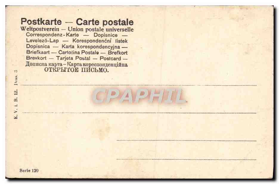 CPA Fantaisie Enfant — Rückseite