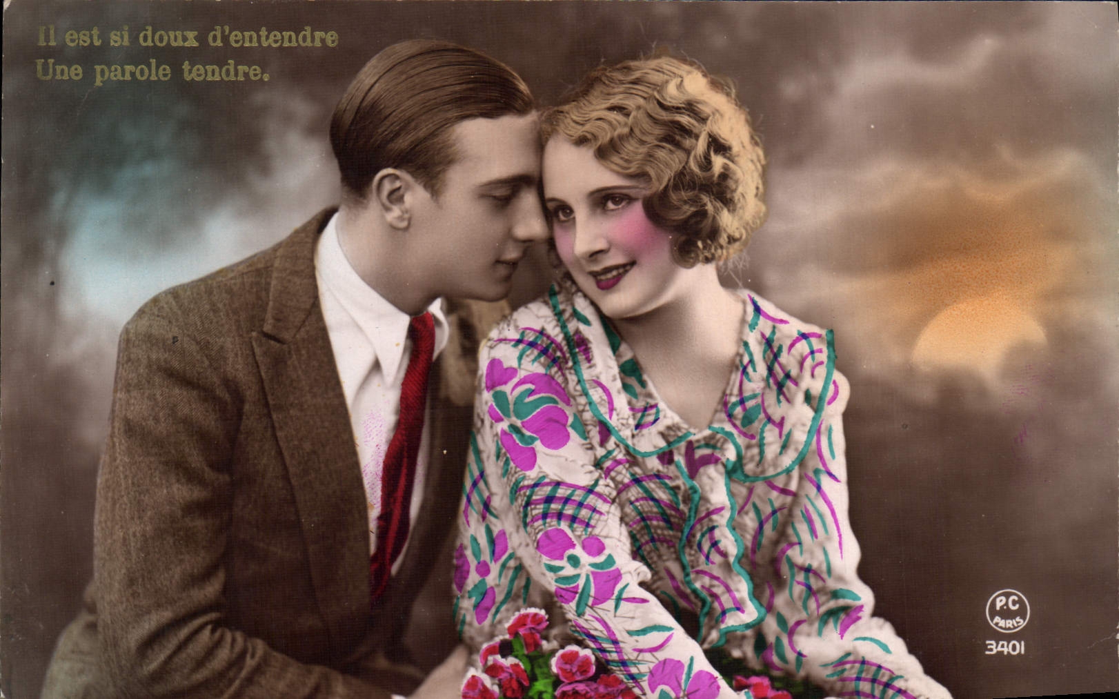 Couple amoureux — texte poétique — PC Paris n°3401