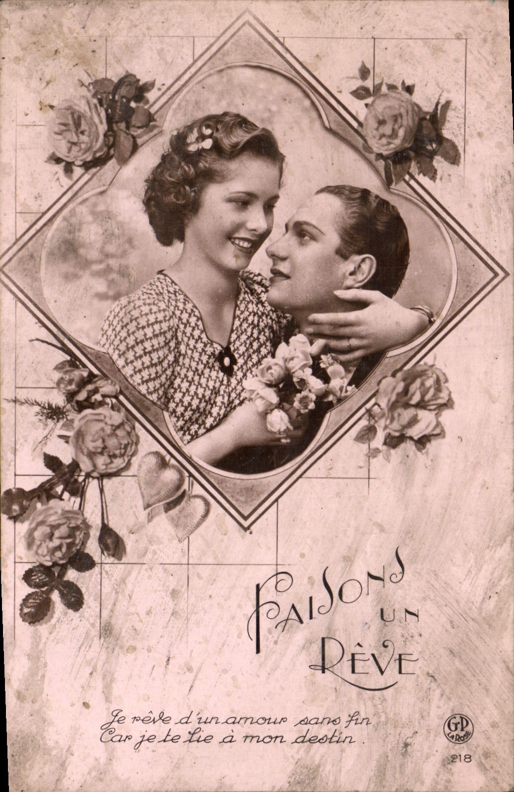 CPA Fantaisie Femme