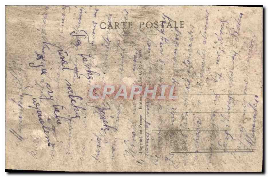 CPA Fantaisie Femme — Verso
