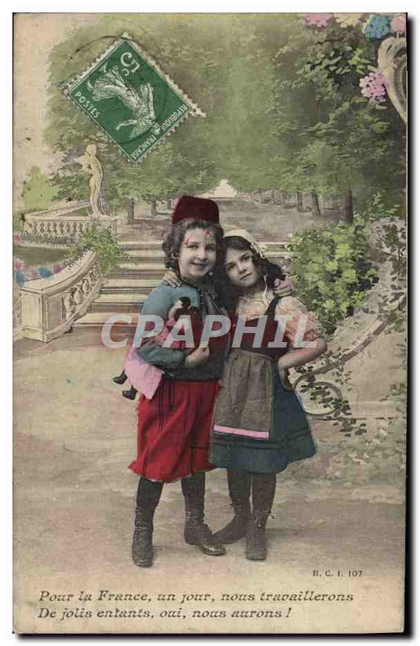 CPA Fantaisie Enfants