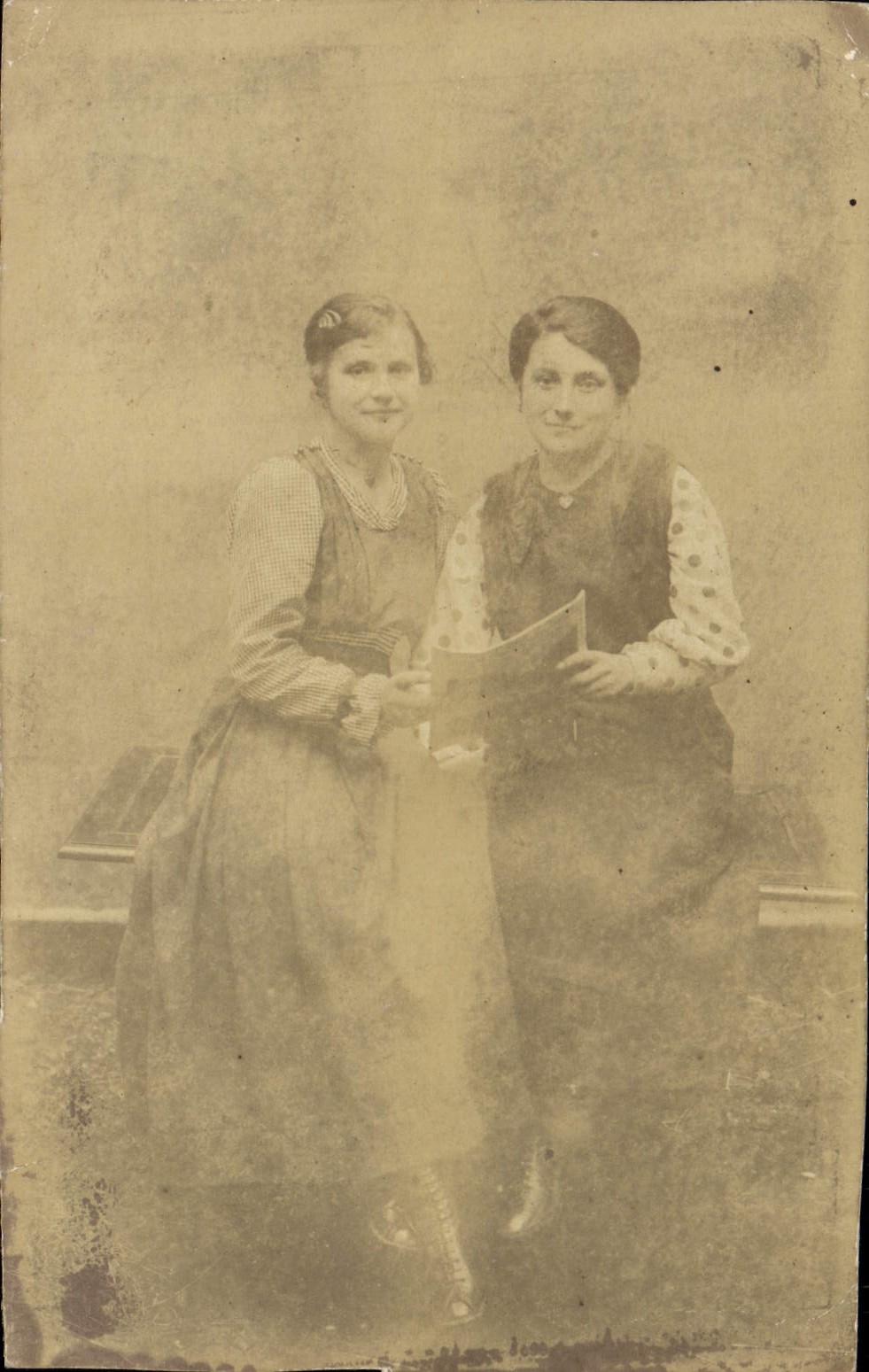 CARTE PHOTO Femme
