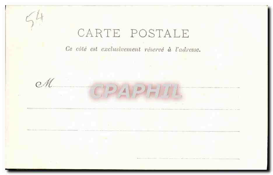 CPA Nancy Portail de la Basilique Saint Epvre — Verso