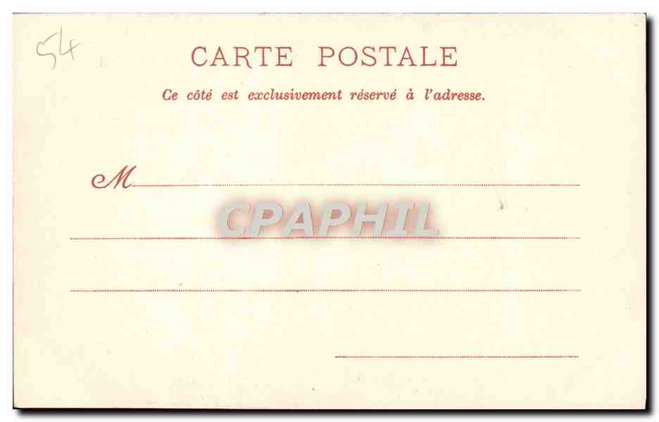 CPA Nancy Port Saint Georges — Verso