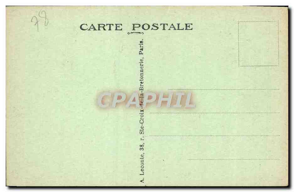 CPA Versailles L'Hopital Militaire Militaria — Rückseite