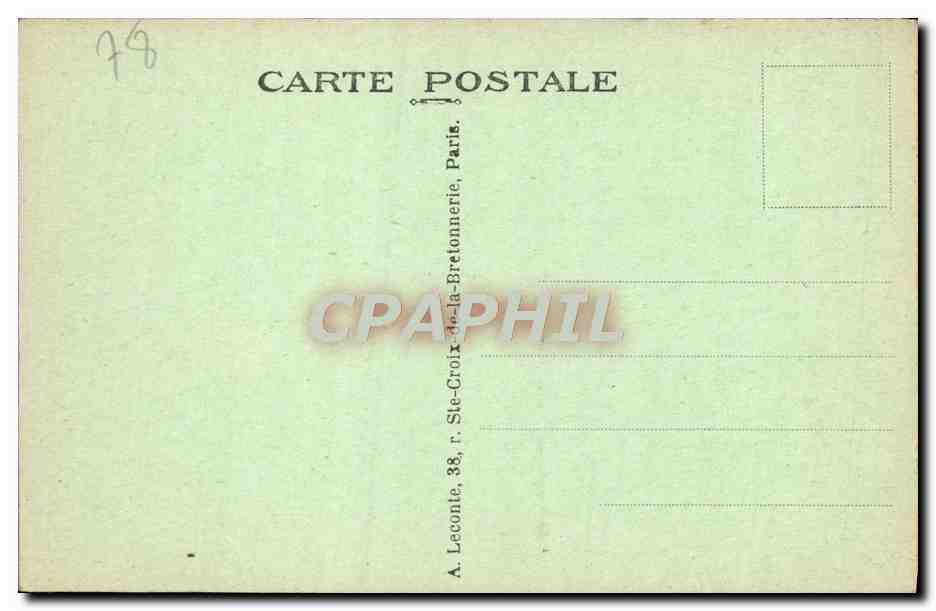 CPA Versailles L'Hopital Militaire Militaria — Rückseite