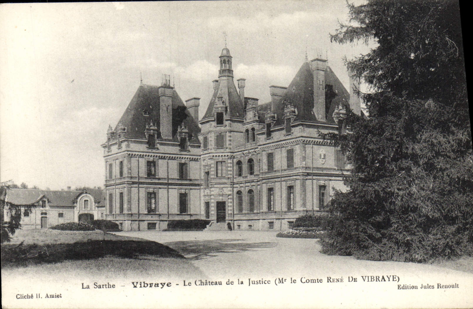 CPA La Sarthe Vibraye Le Chateau de la Justice
