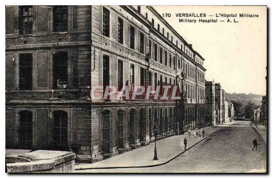 CPA Versailles L'Hopital Militaire Militaria