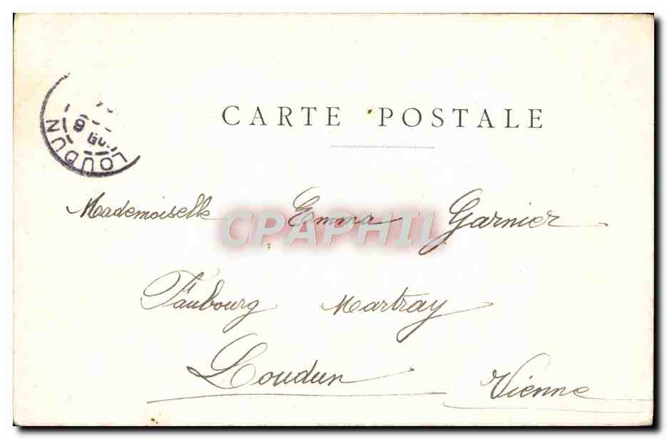 Denise d'Évian — Portrait — Éditeur non identifié — Verso