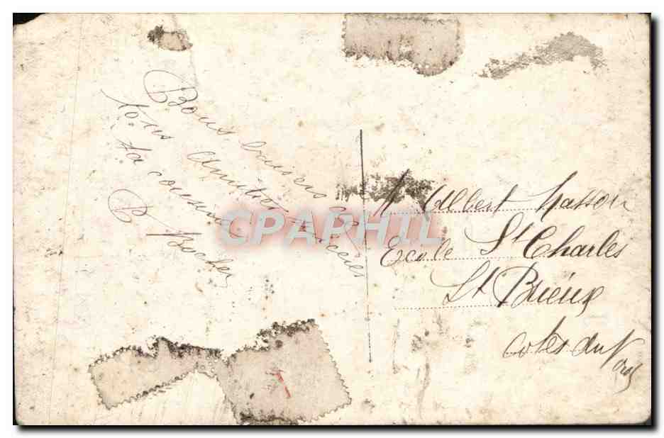 CPA Fantaisie Marine Francaise Marin Bateau — Rückseite
