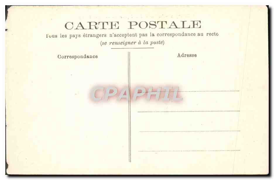 Bourges - La Poste et le Square de la Place Berry — Vichy Établissements — Rückseite