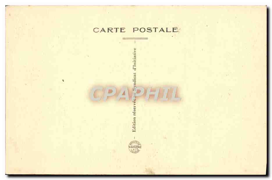 CPA Semur Les Quais et le Pont Pinard — Rückseite