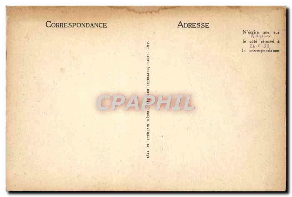 CPA Tapisserie de la Reine Mathilde Bayeux Il savance vers le rivage  — Verso