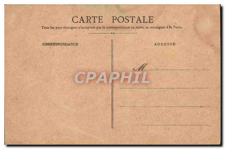 CPA Le Mouchoir Rouge de Cholet Theodore Botrel — Verso
