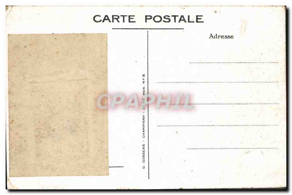 CPA Travaux des Champs Le Paturage Photo enfant — Verso
