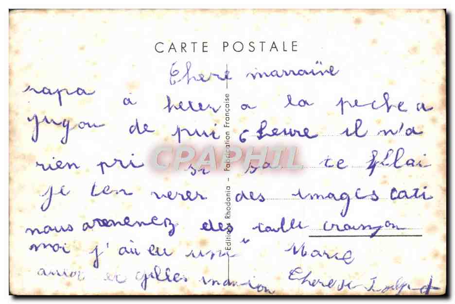 CPA Fantaisie Enfants — Rückseite