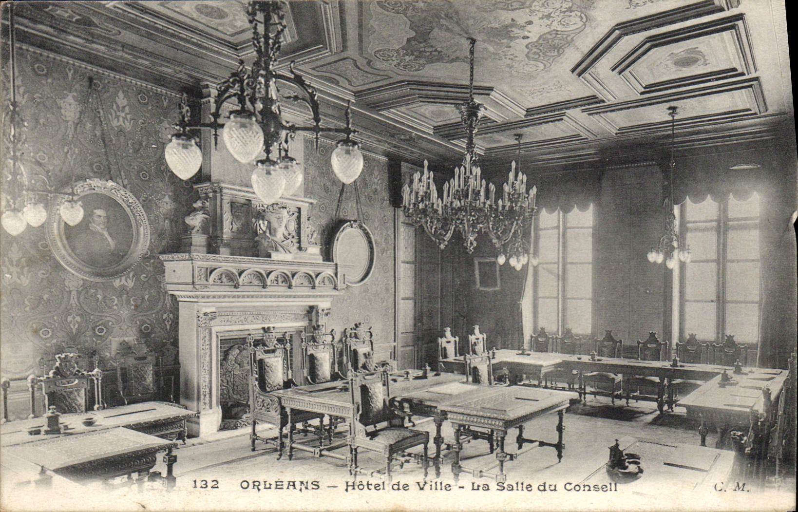 CPA Orleans Hotel de Ville La Salle du Consell