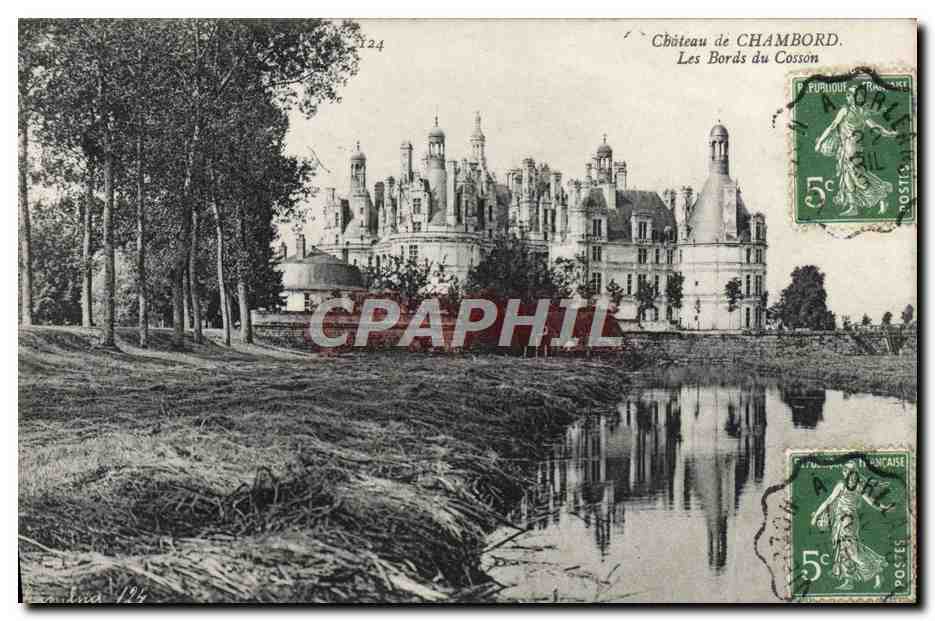 CPA Chateau de Chambord Les Bords du Cosson