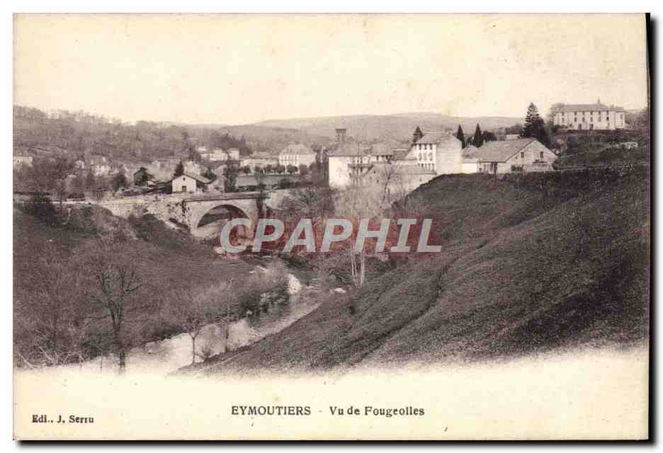 CPA Eymoutiers Vu de Fougeolles