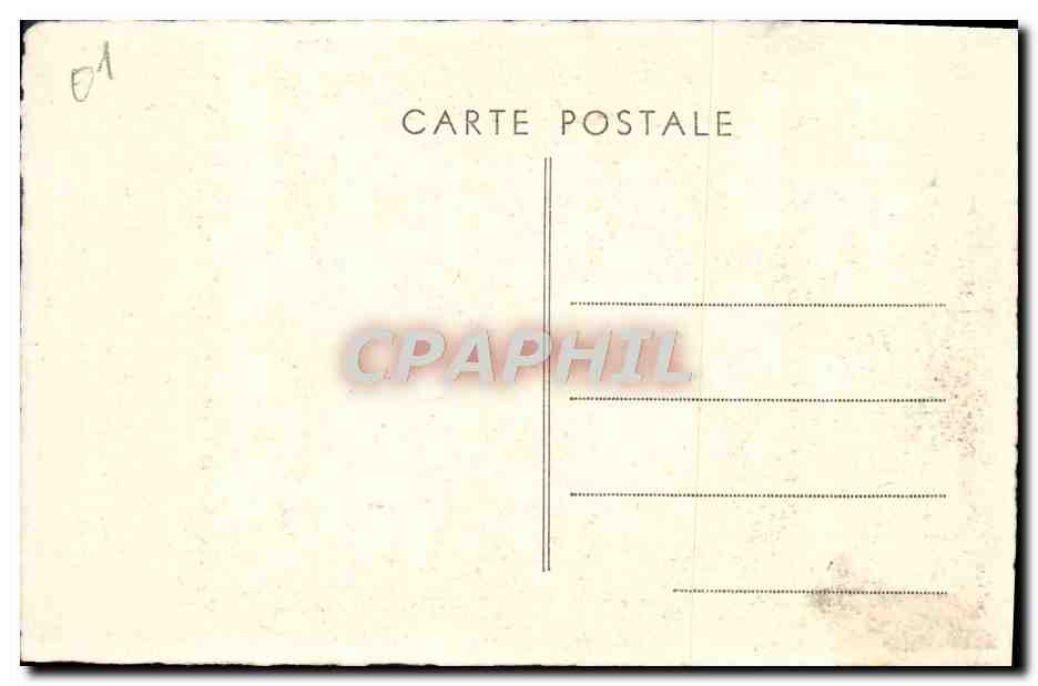 CPA Perouges Comite de Defense du Vieux Perouges Ostellerie  — Rückseite