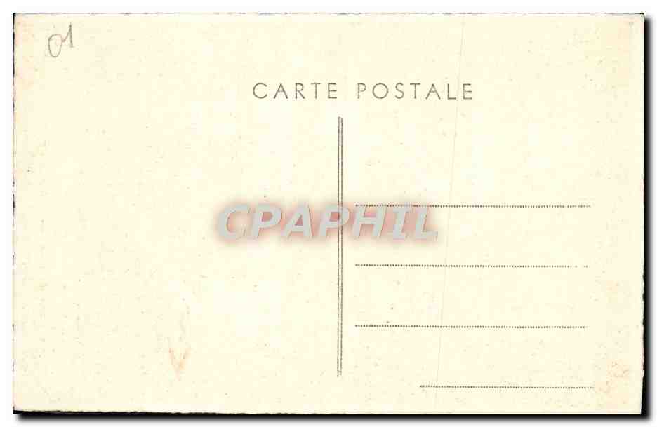 CPA Perouges Comite de Defense du Vieux Perouges Interieur de l'eglise — Rückseite