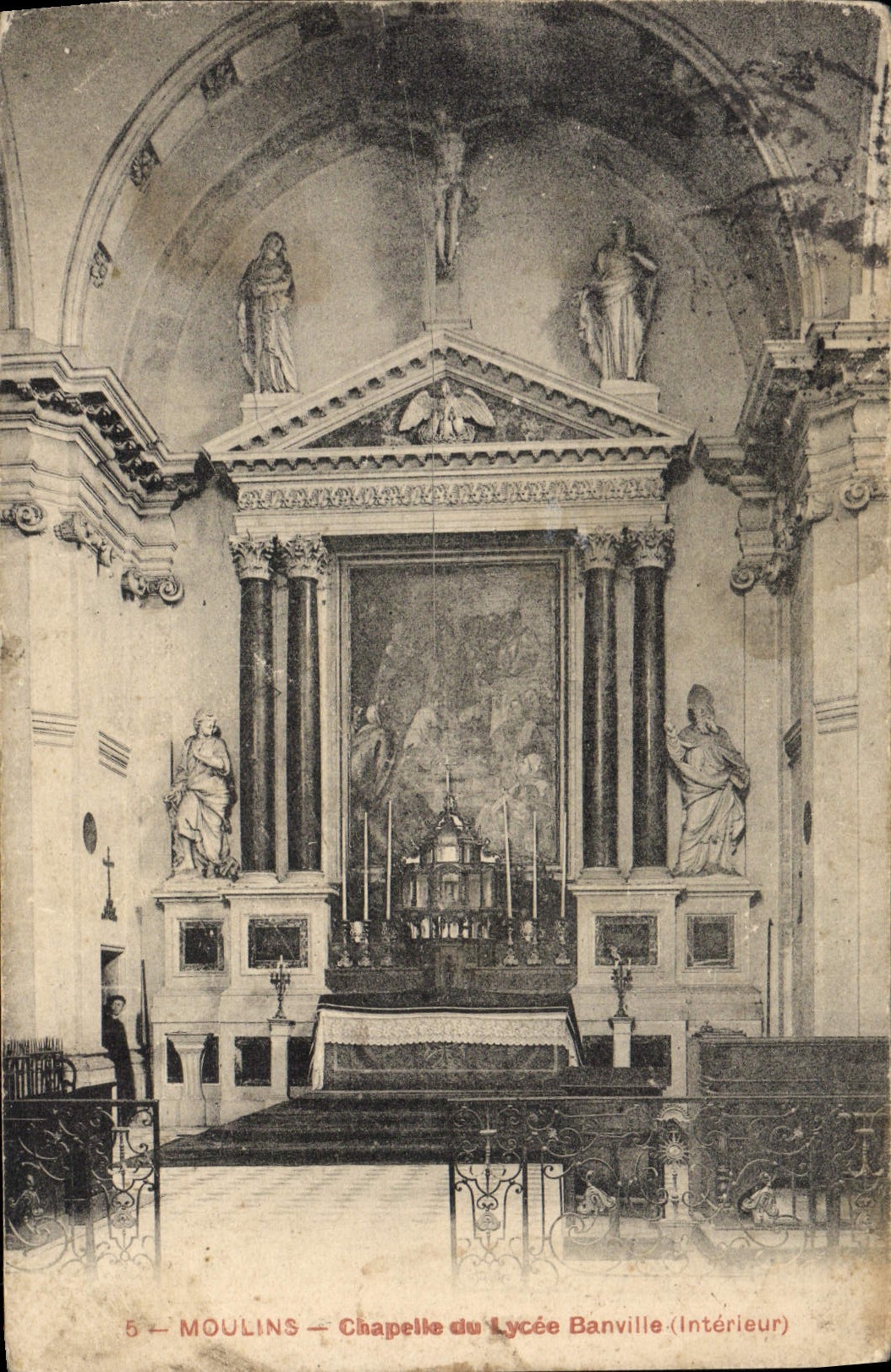 CPA Moulins Chapelle du Lycee Banville