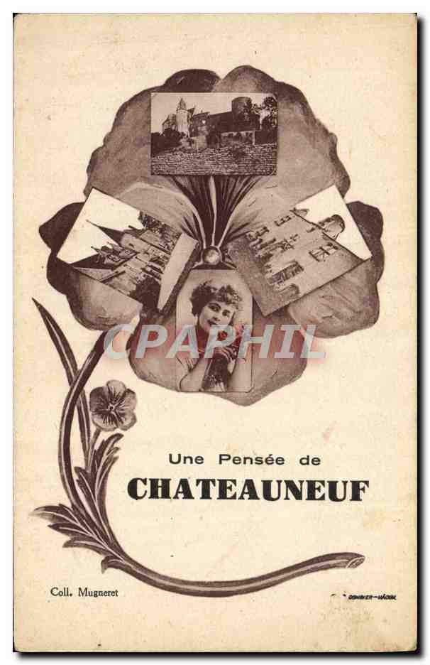 CPA Une Pensee de Chateauneuf