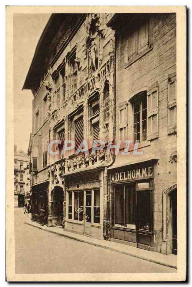 CPA Valence sur Rhone Maison des Tetes Style Renaissance