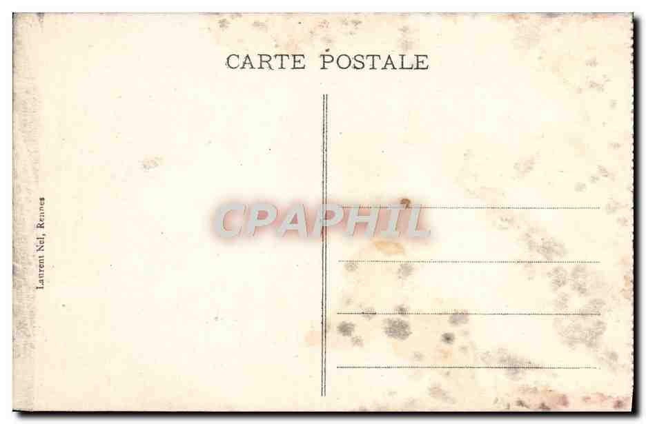 CPA Le Mont Saint Michel Aumonerie ou Cloitre du Monastere — Rückseite
