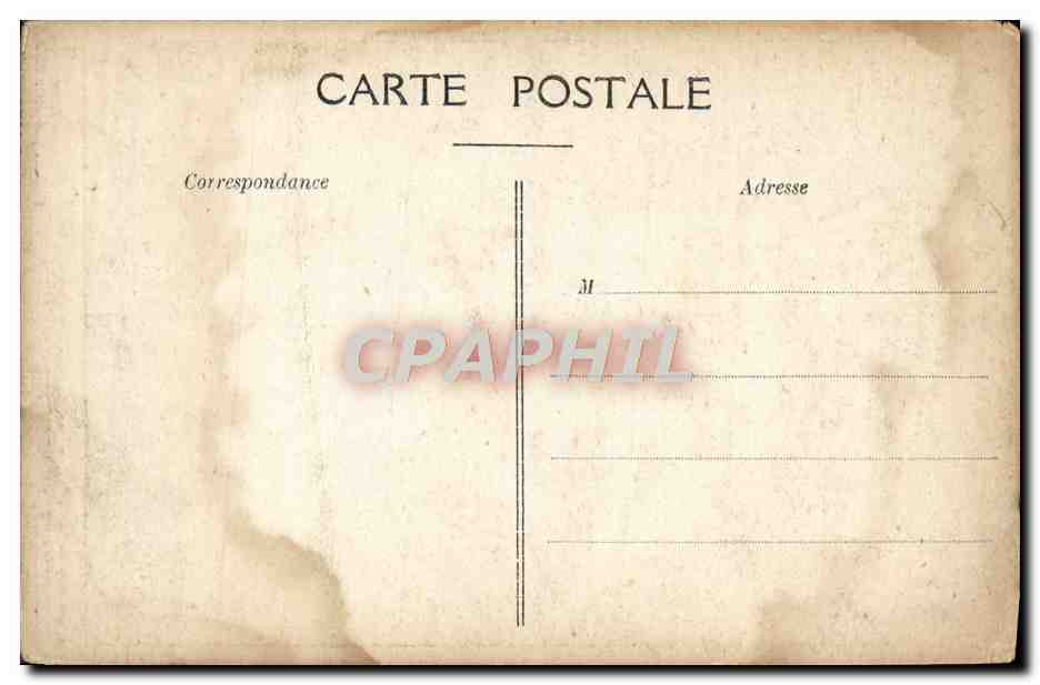 CPA Bossuet Eveque de Meaux — Verso