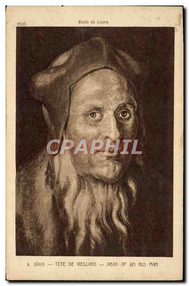 CPA Musee du Louvre Paris Durer Tete de vieillard 