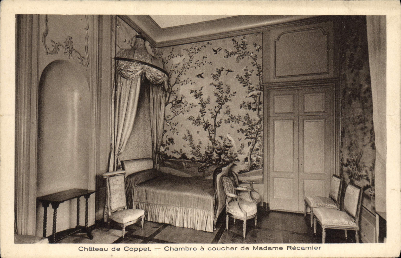 CPA Chateau de Coppet Chambre a coucher de Madame Recamier