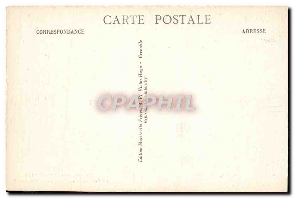 CPA Les Grands Goulets Le Pont de la Vernaison aux Barraques — Rückseite