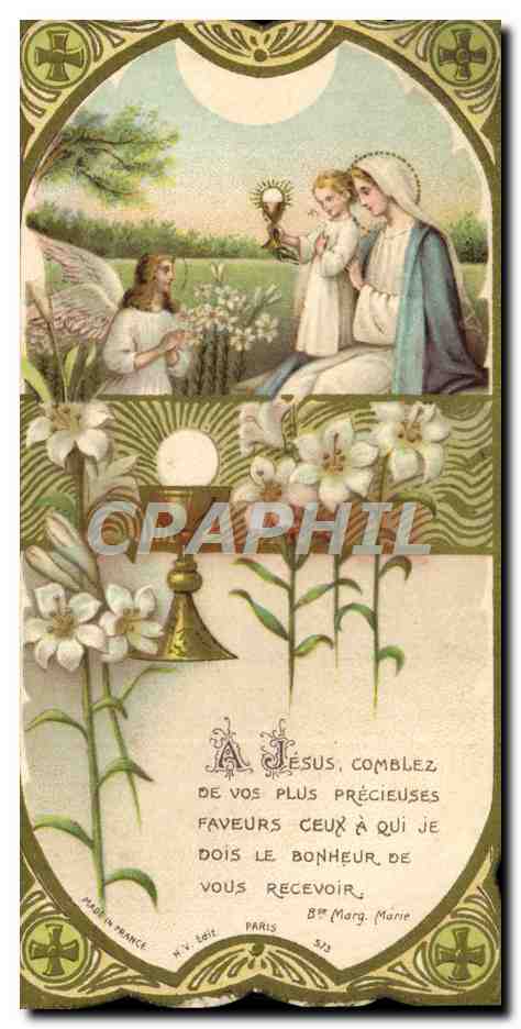 Première communion — Paullette Mineur — éditeur N.V. Léti, Paris, n° 5/3