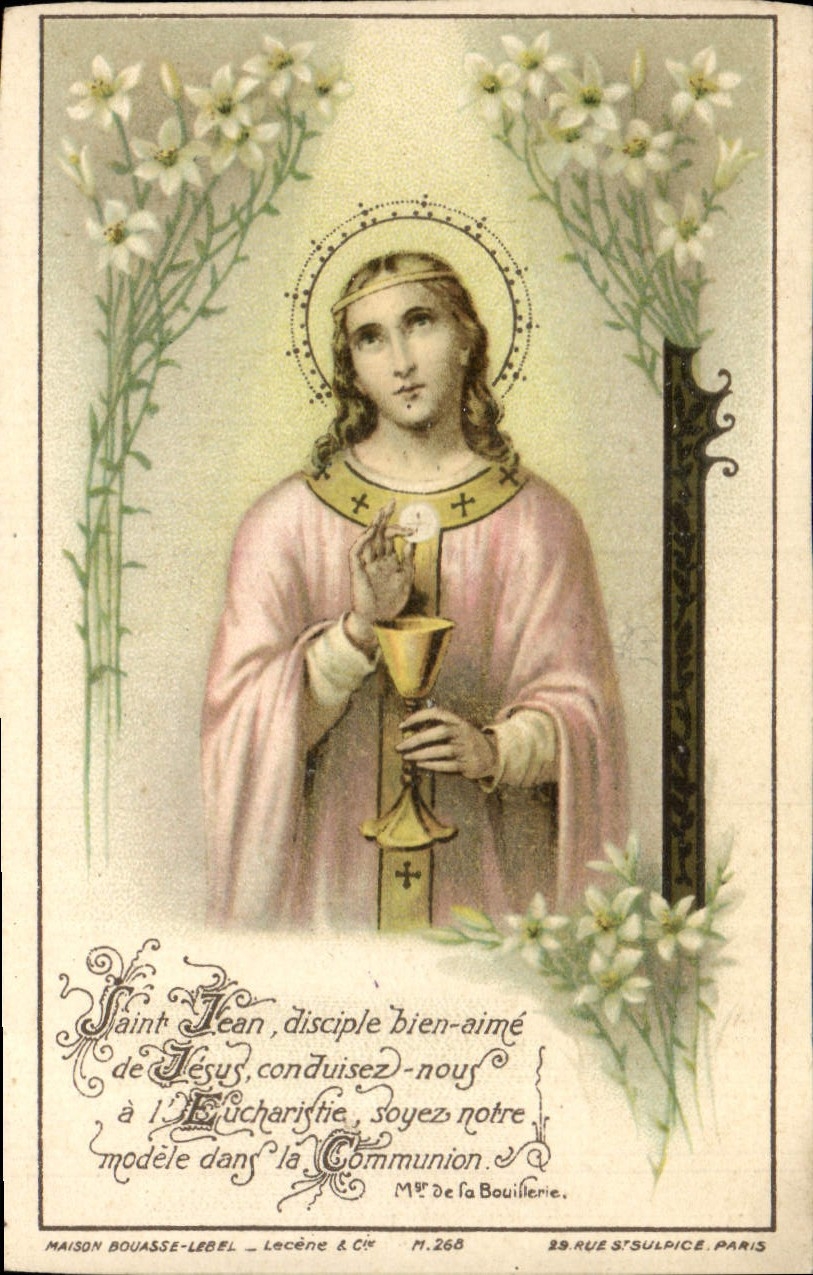 Image Saint Jean disciple bien aime de Jesus