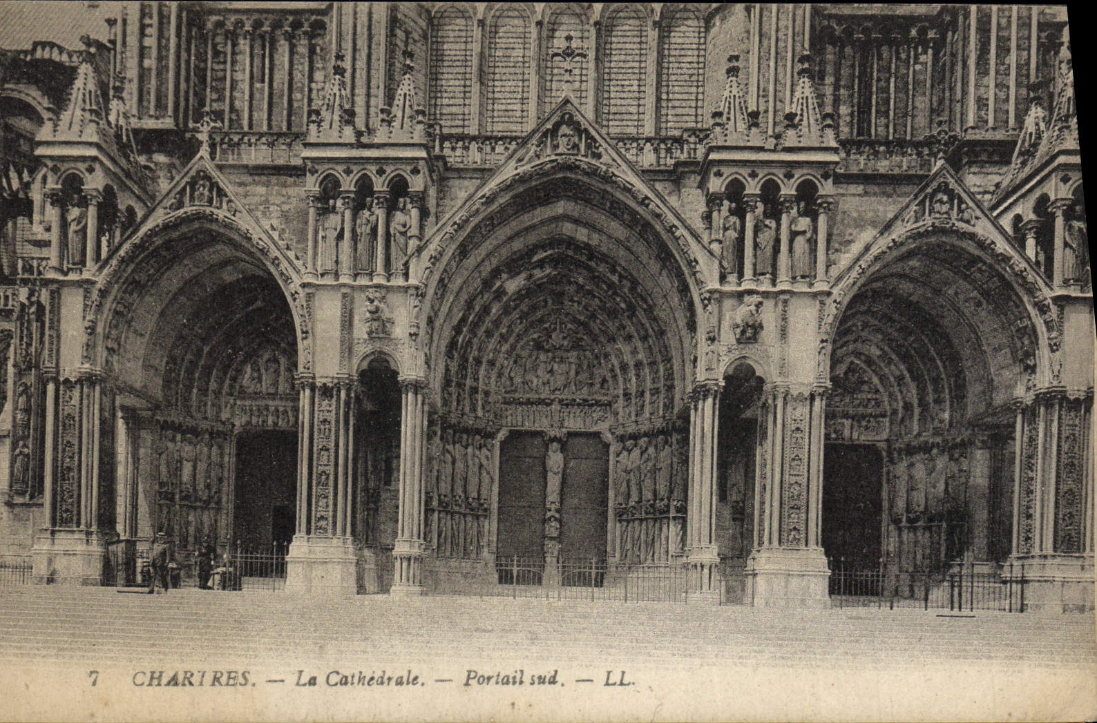 Chartres — La Cathédrale — Portail sud — LL.